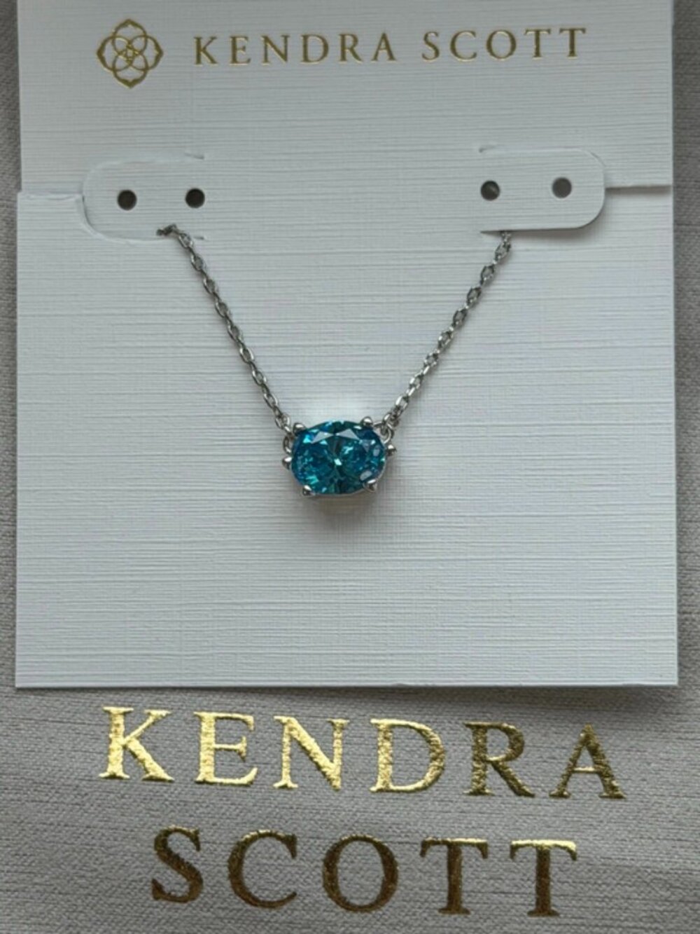 Kendra Scott Blue Pendant Necklace